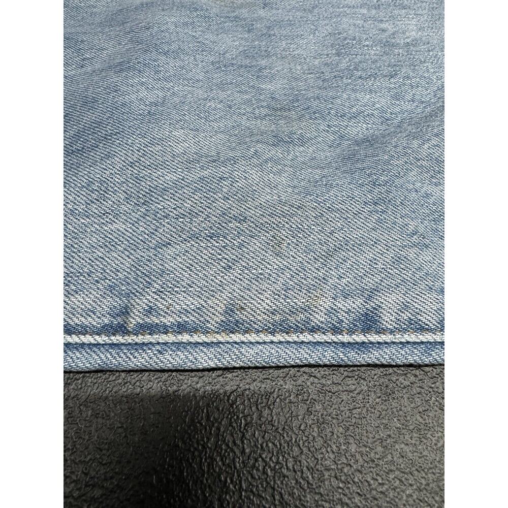 NWD Madewell Petite Curvy 90s Straight Leg Jeans Blue Revoir Wash Ripped Size 23 - Picture 10 of 15